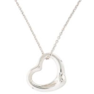 Tiffany & Co Elsa Peretti Open Heart Pendant Used